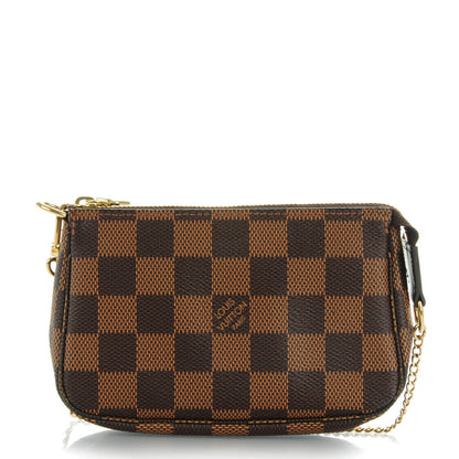 Louis Vuitton Damier Ebene Mini Pochette Accessories 1 of 7