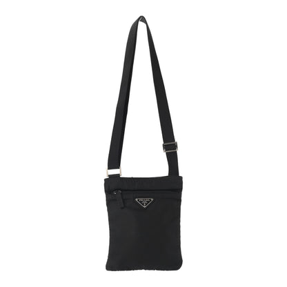 Prada Tessuto Nylon Flat Messenger Bag Black 1 of 7