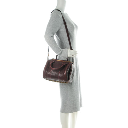 Alexander Wang Pebbled Lambskin Rockie Beet Antique Brass Hardware 2 of 8