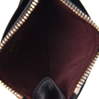 Chanel Lambskin Quilted Zip Card Holder Black 5 of 8