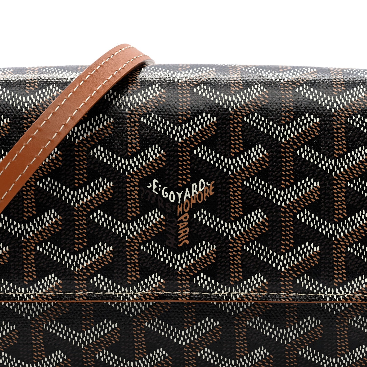 Goyard Goyardine Varenne Continental Wallet Black Gold 7 of 9