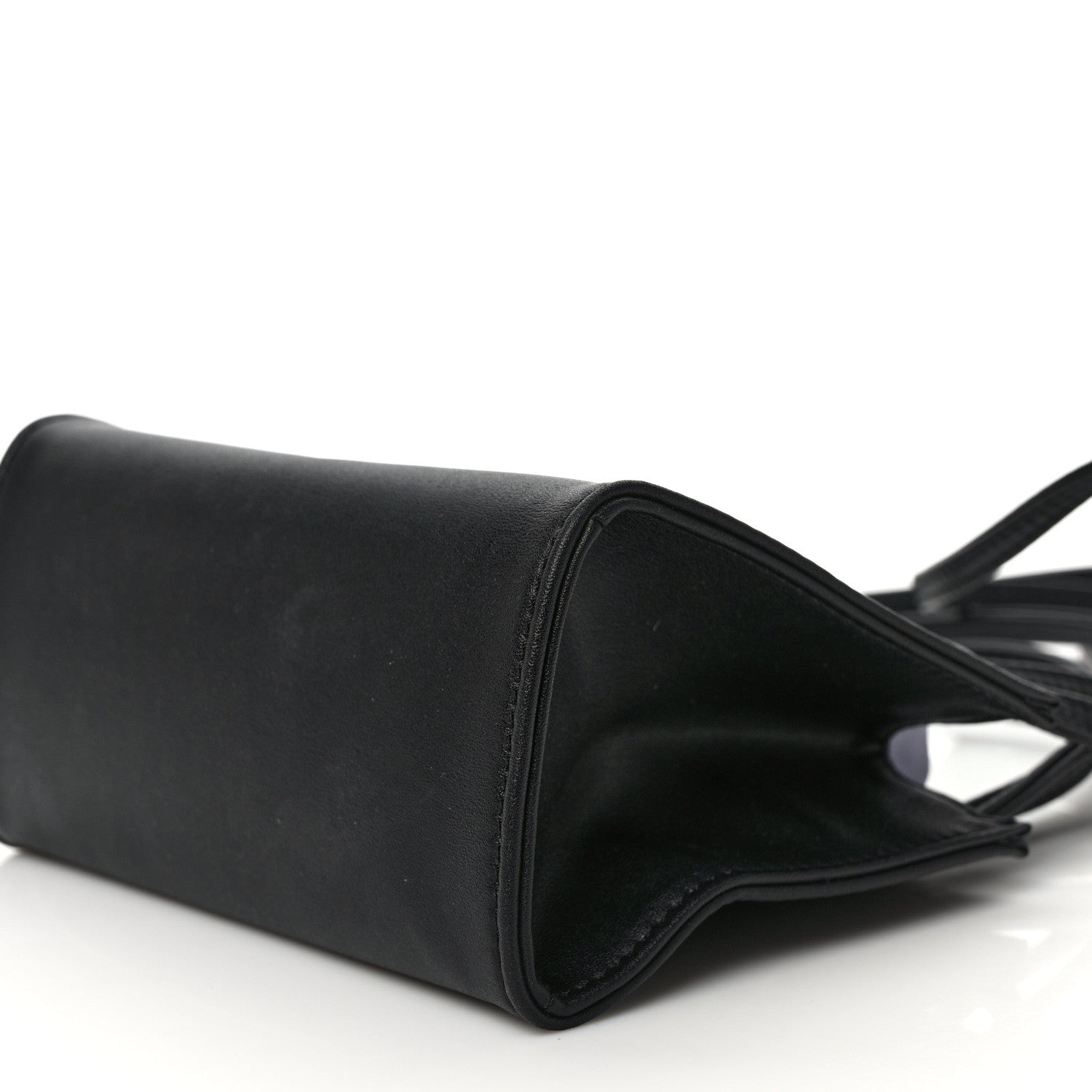 Telfar Vegan Leather Small Shopping Bag Black 9 of 9