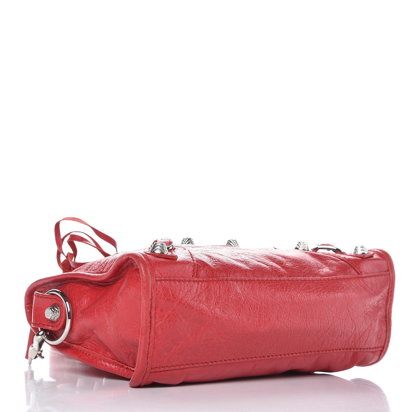 Agneau Giant 12 Silver Hardware Mini City Rouge Cardinal