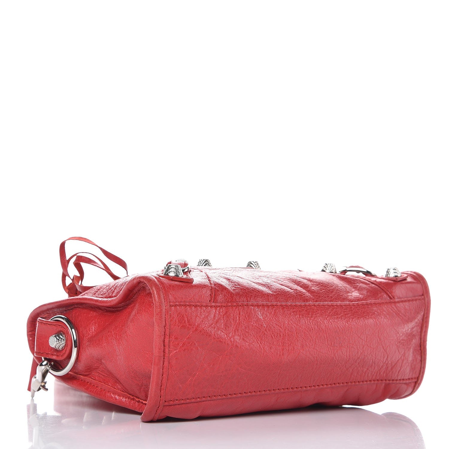 Balenciaga Agneau Giant 12 Silver Hardware Mini City Rouge Cardinal 5 of 11