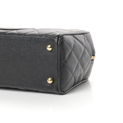 Chanel Caviar Quilted Small Bowler Black 10 of 16
