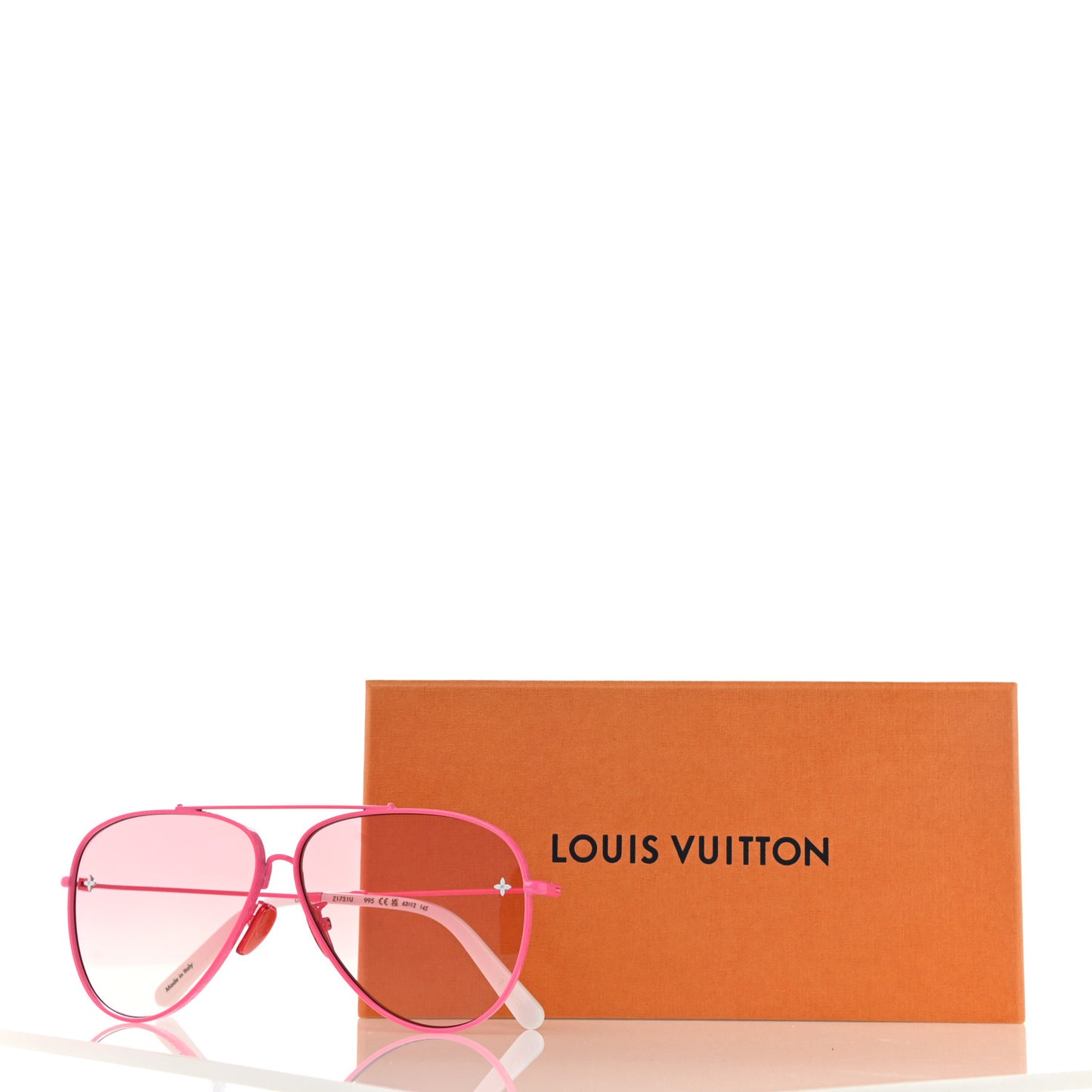 LV Aviator Sunglasses Z1731U Pink