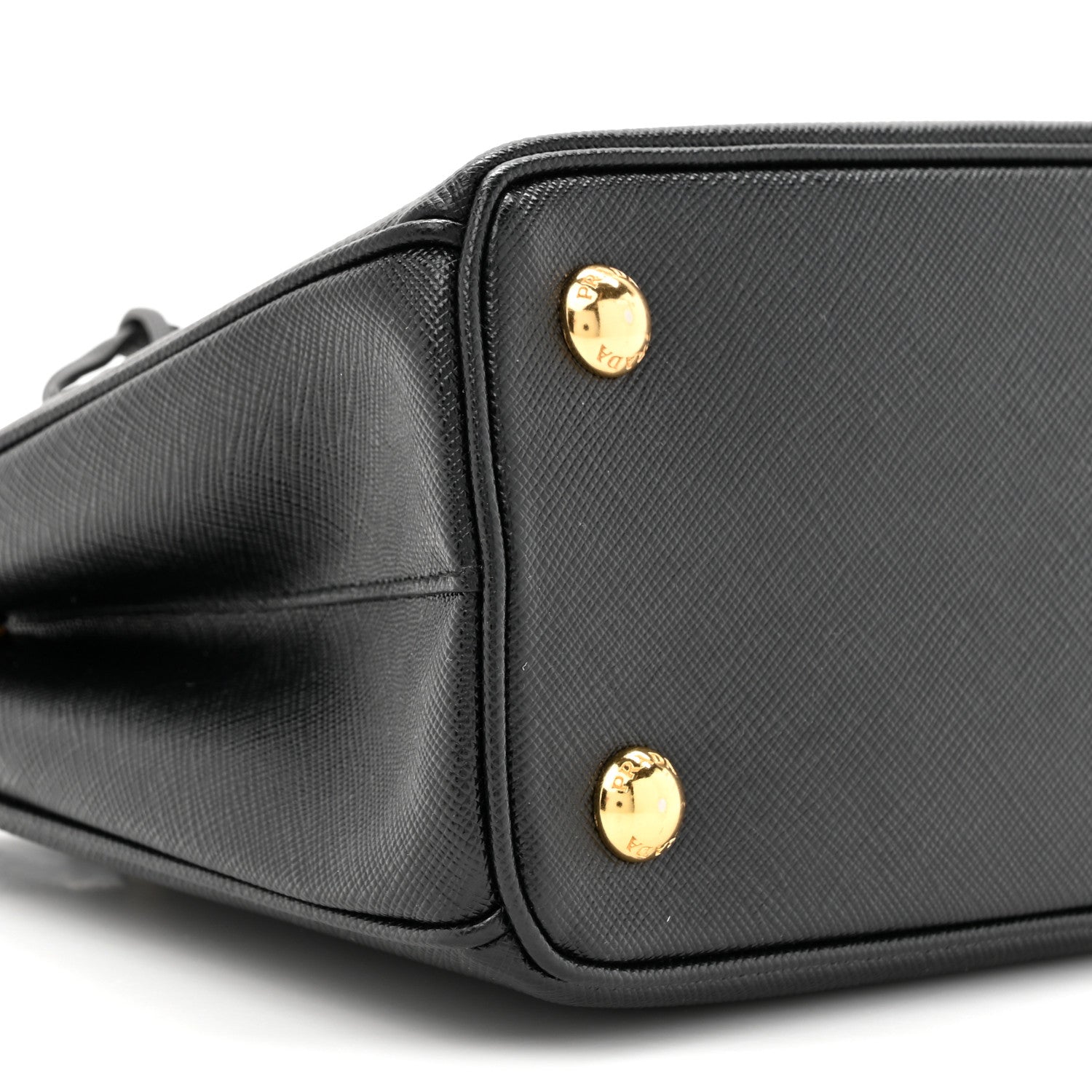 Prada Saffiano Lux Micro Galleria Shoulder Bag Black 9 of 9