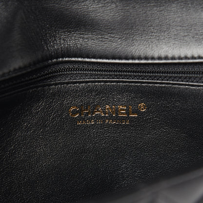 Chanel Lambskin Quilted Flap Clutch Black 5 of 10