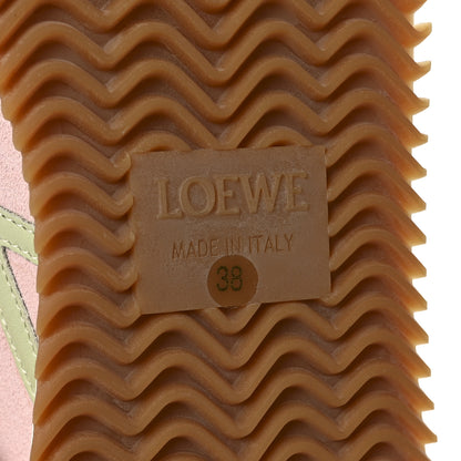 Loewe Nylon Suede Flow Runner Sneakers 38 Bonbon White 7 of 9