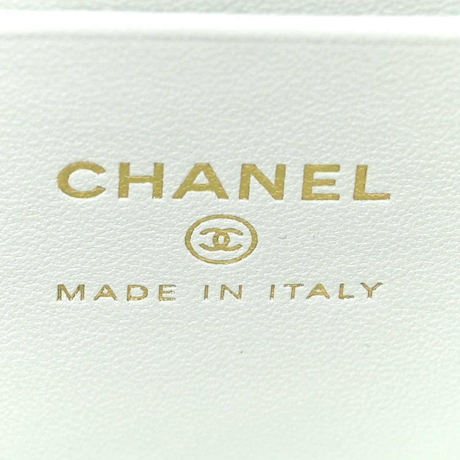 Chanel Calfskin Crocodile Embossed Crococo Top Handle Slim Vanity Case With Chain Light Blue 6 of 11