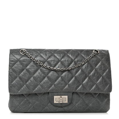 Chanel Aged Calfskin Quilted 50th Anniversary 2.55 Reissue 227 Flap Grey 1 of 11