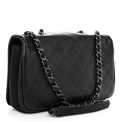 Chanel Calfskin Diamond Embossed New Chic Flap Black 3 of 11