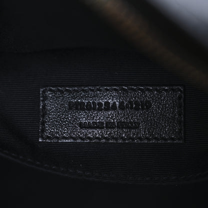 Saint Laurent Calfskin Matelasse Monogram Lou Camera Bag Black 7 of 11