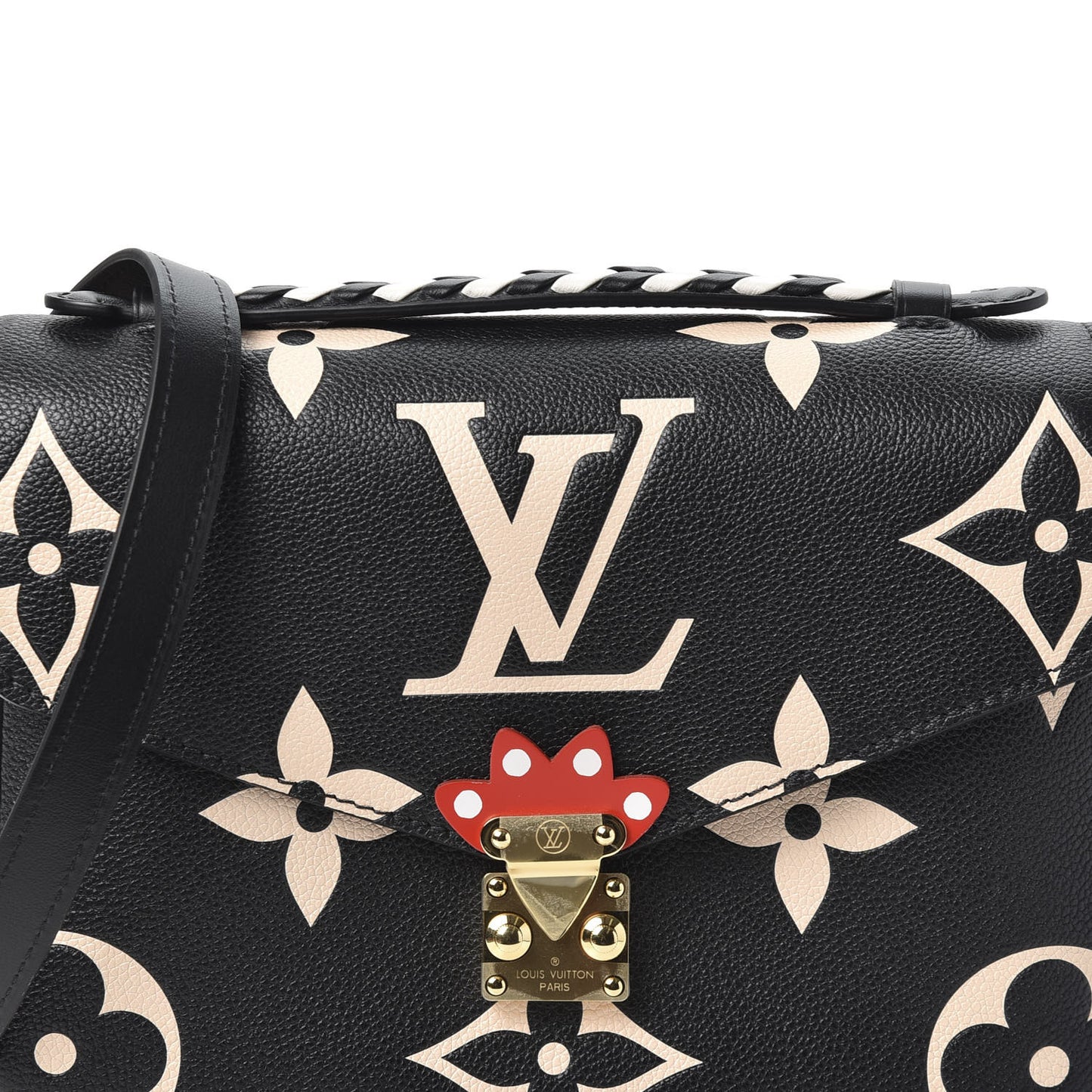 Empreinte Monogram Giant Crafty Pochette Metis Black Creme