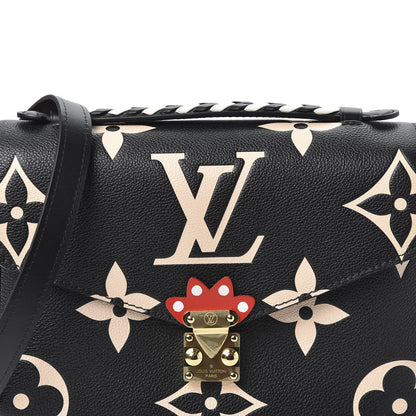 Louis Vuitton Empreinte Monogram Giant Crafty Pochette Metis Black Creme 9 of 10