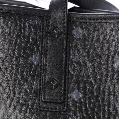 MCM Visetos Large Anya Shopper Tote Black 14 of 14
