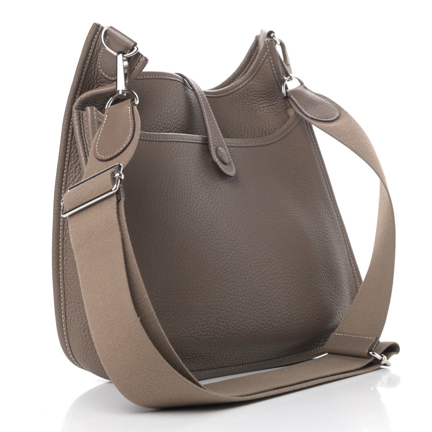Hermes Taurillon Clemence Evelyne III PM Etoupe 2 of 6