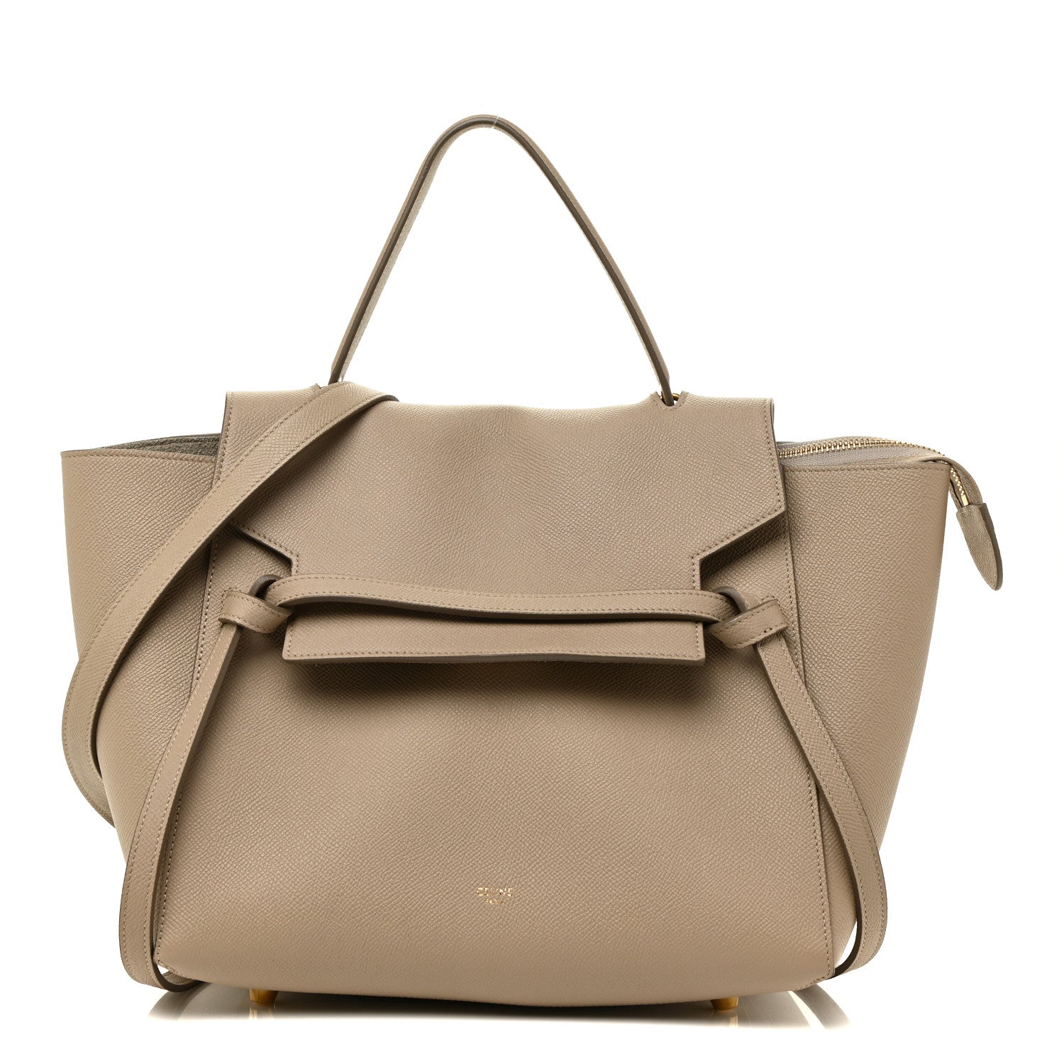 Celine Grained Calfskin Mini Belt Bag Light Taupe 1 of 14