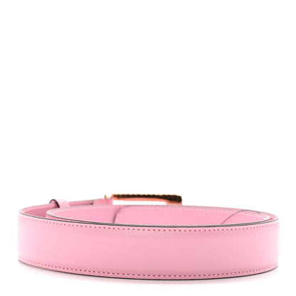 Gucci Plutone Calfskin Enamel Crystal Square G Snake 30mm Belt 80 32 Sugar Pink 2 of 7