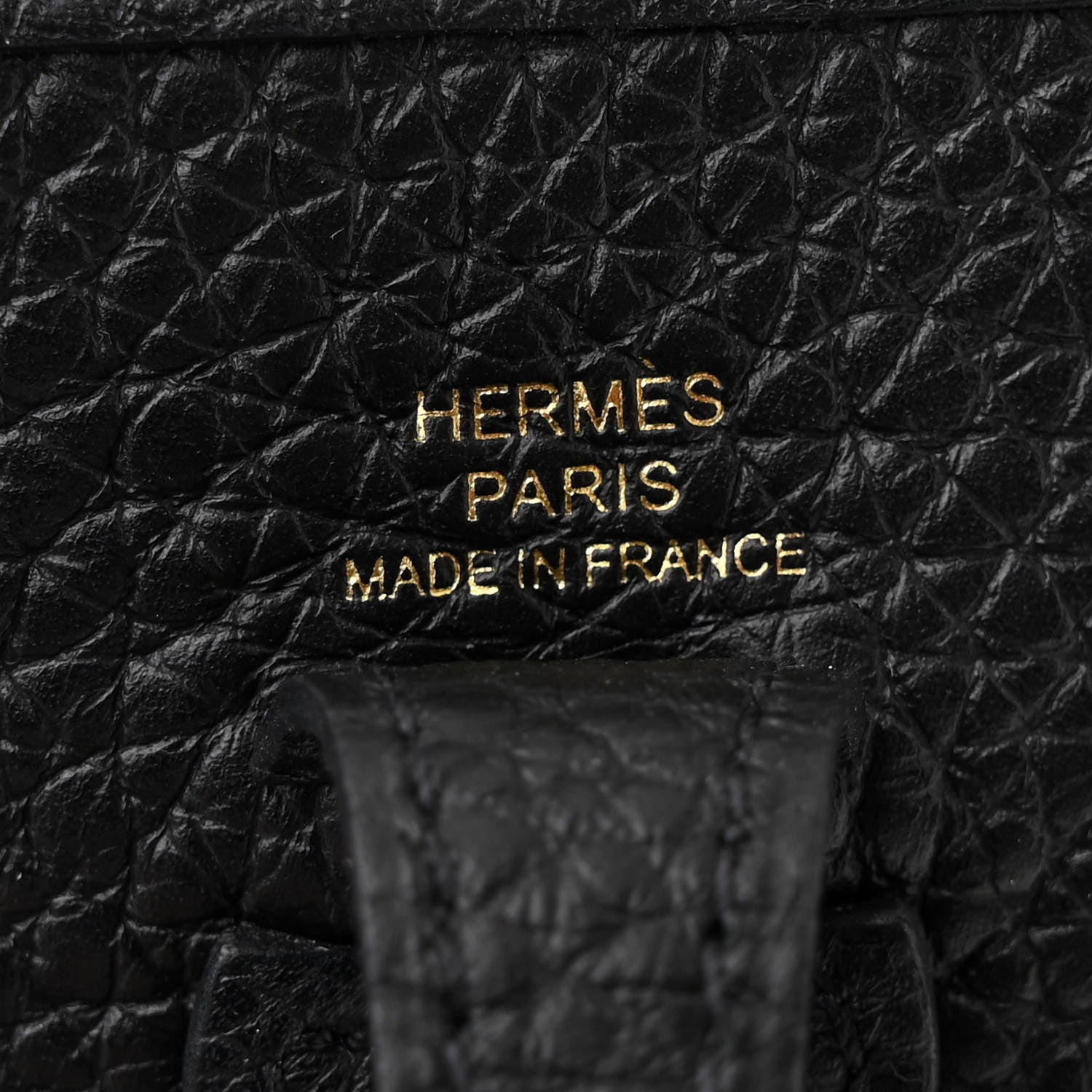 Hermes Taurillon Clemence Evelyne TPM Black 6 of 11