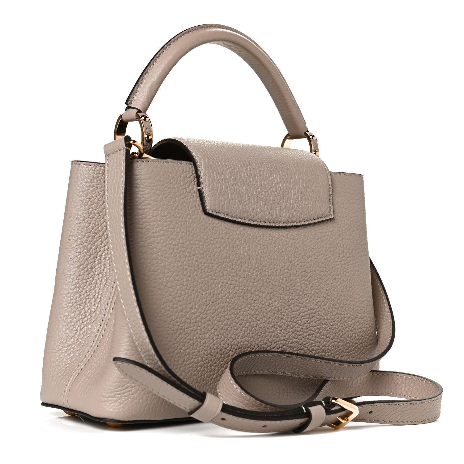 Louis Vuitton Taurillon Capucines BB Galet 2 of 8