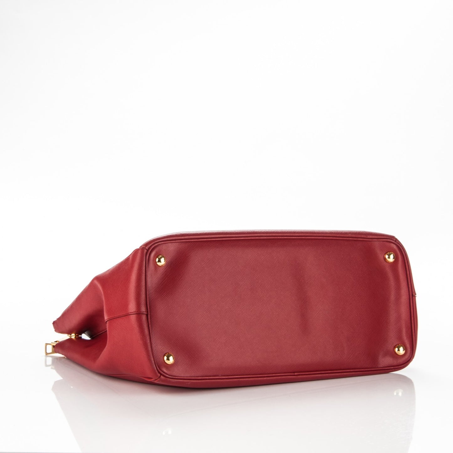 Saffiano Large Galleria Double Zip Tote Fuoco