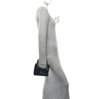 Christian Dior Sequin Lambskin Esprit Tokyo Mini Lady Dior Blue Multicolor 2 of 9