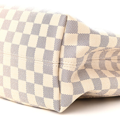 Louis Vuitton Damier Azur Graceful MM Rose Ballerine 10 of 10