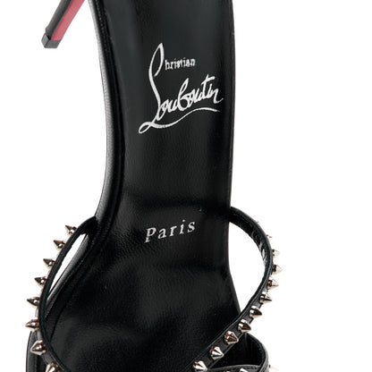 Christian Louboutin Nappa Tatoosh 85 Sandals 38.5 Black 7 of 9