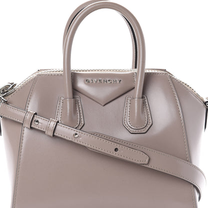 Givenchy Shiny Lord Calfskin Mini Antigona Taupe 8 of 10