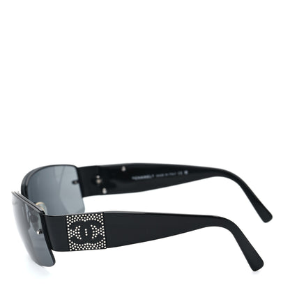 Chanel Crystal CC Sunglasses 4117-B Black 3 of 6
