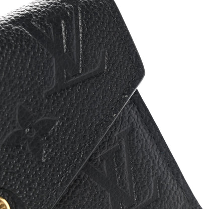 Louis Vuitton Empreinte Victorine Wallet Black 7 of 7