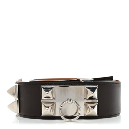 Hermes Box Collier De Chien CDC Belt 90 36 Chocolate 2 of 7