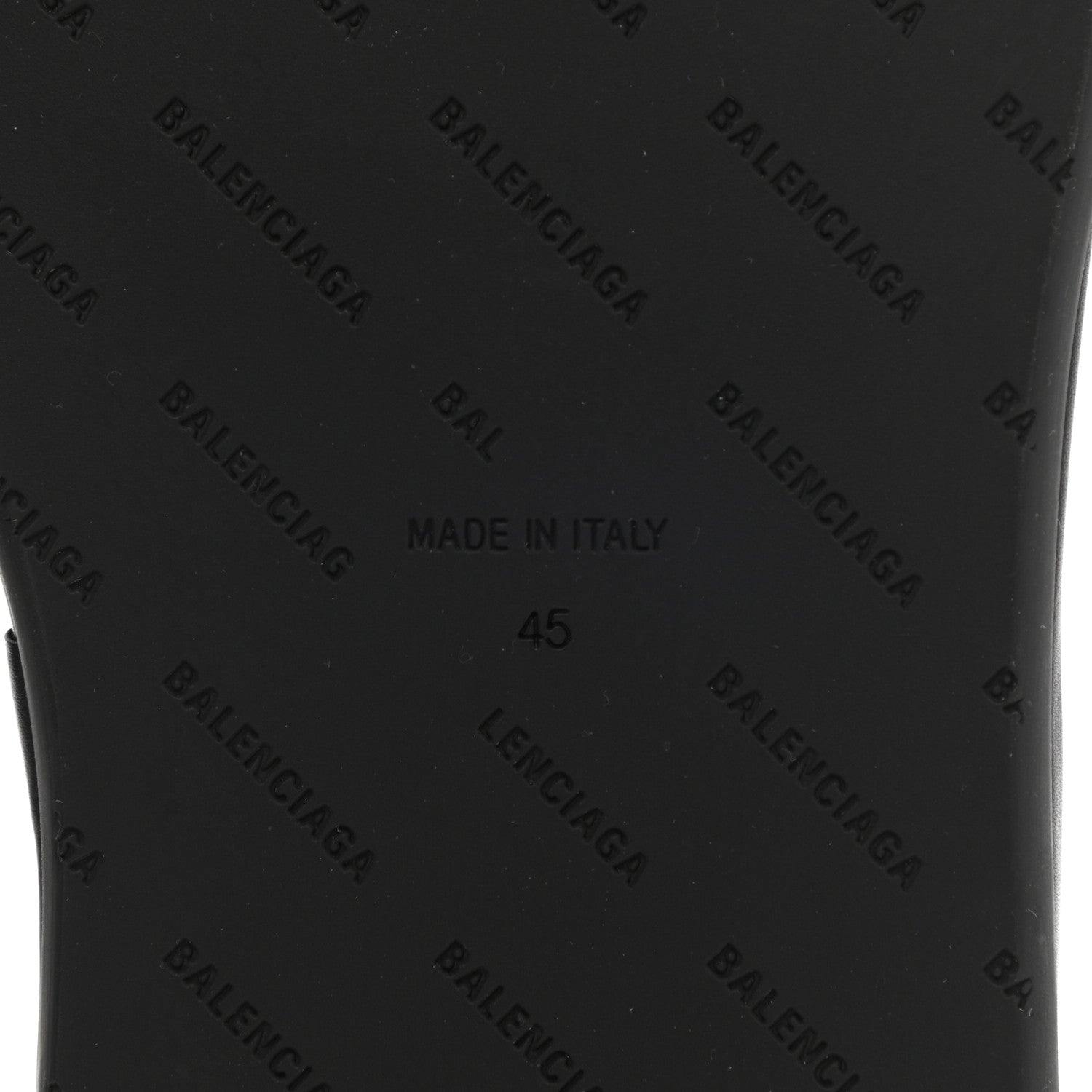 Balenciaga Smooth Calfskin Mens Cozy Slip-On Loafers 45 Black White 6 of 8