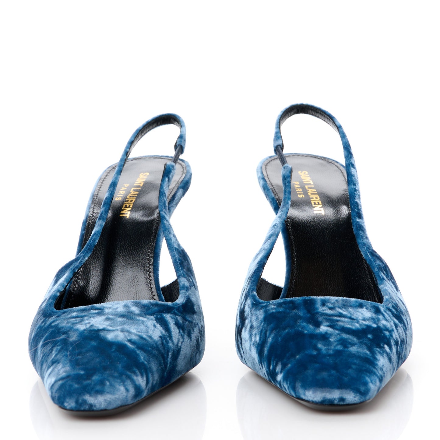 Velvet Tom 90 Dream Slingback Pumps 39 Denim