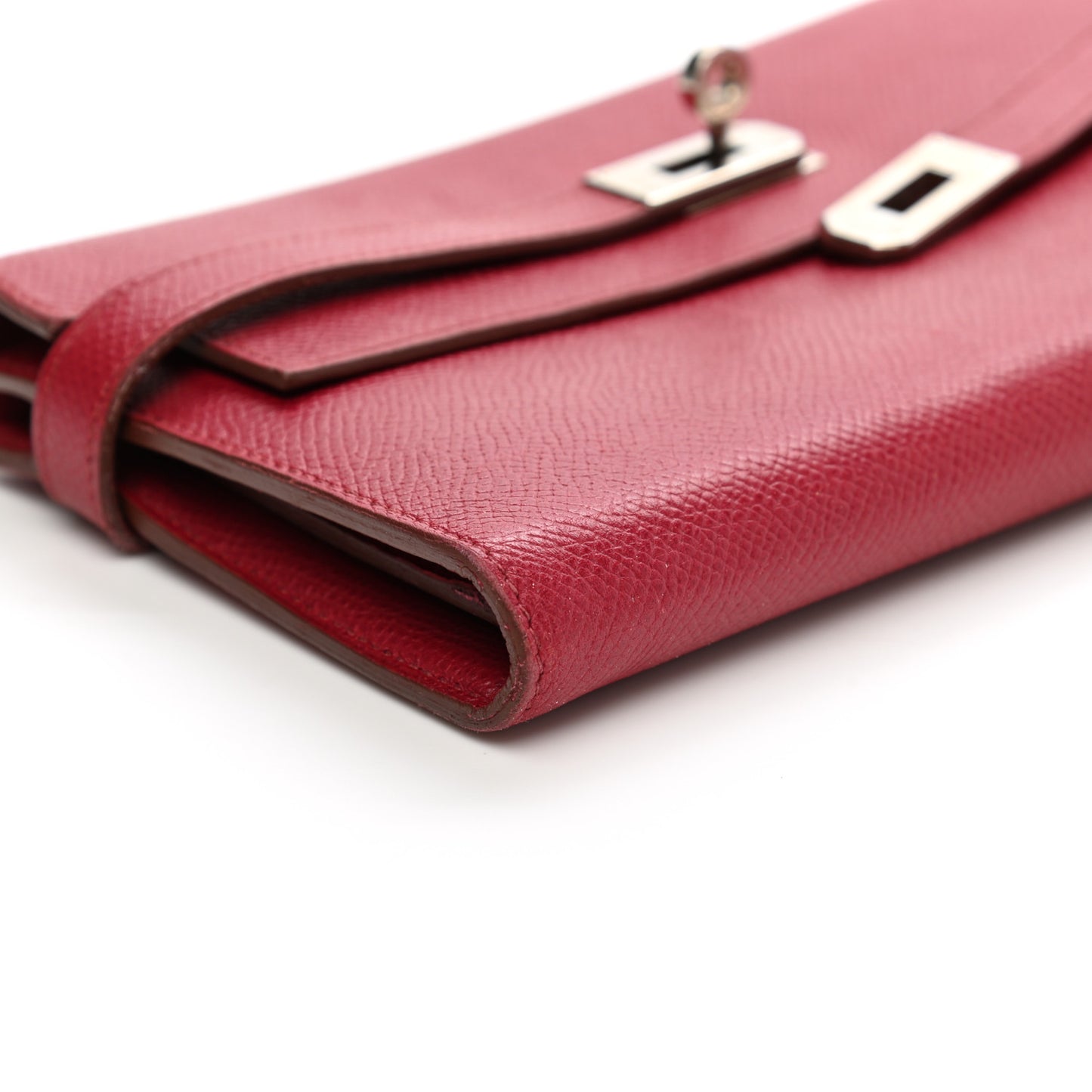 Epsom Kelly Longue Wallet Rubis