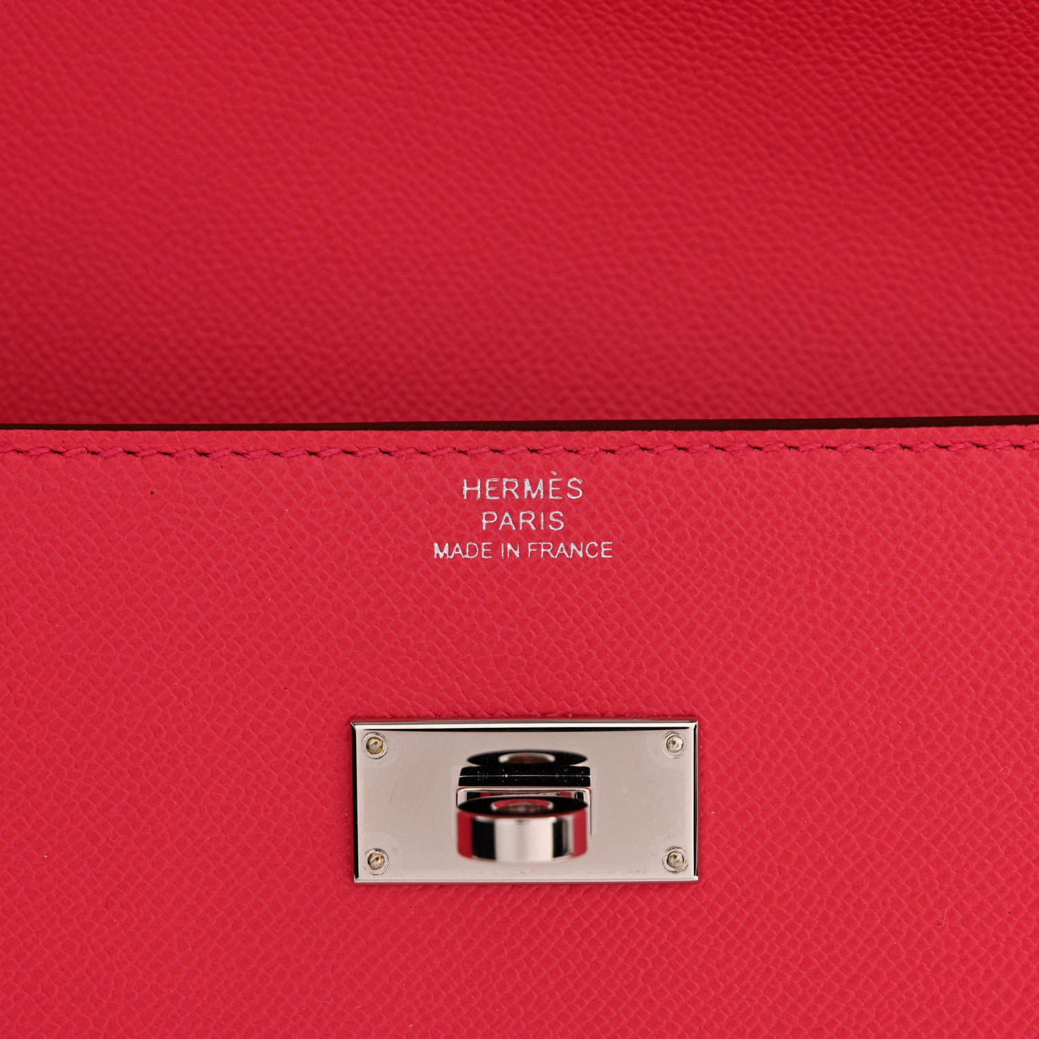 Hermes Madame Calfskin Kelly Pocket Long Wallet Rose Extreme 6 of 8