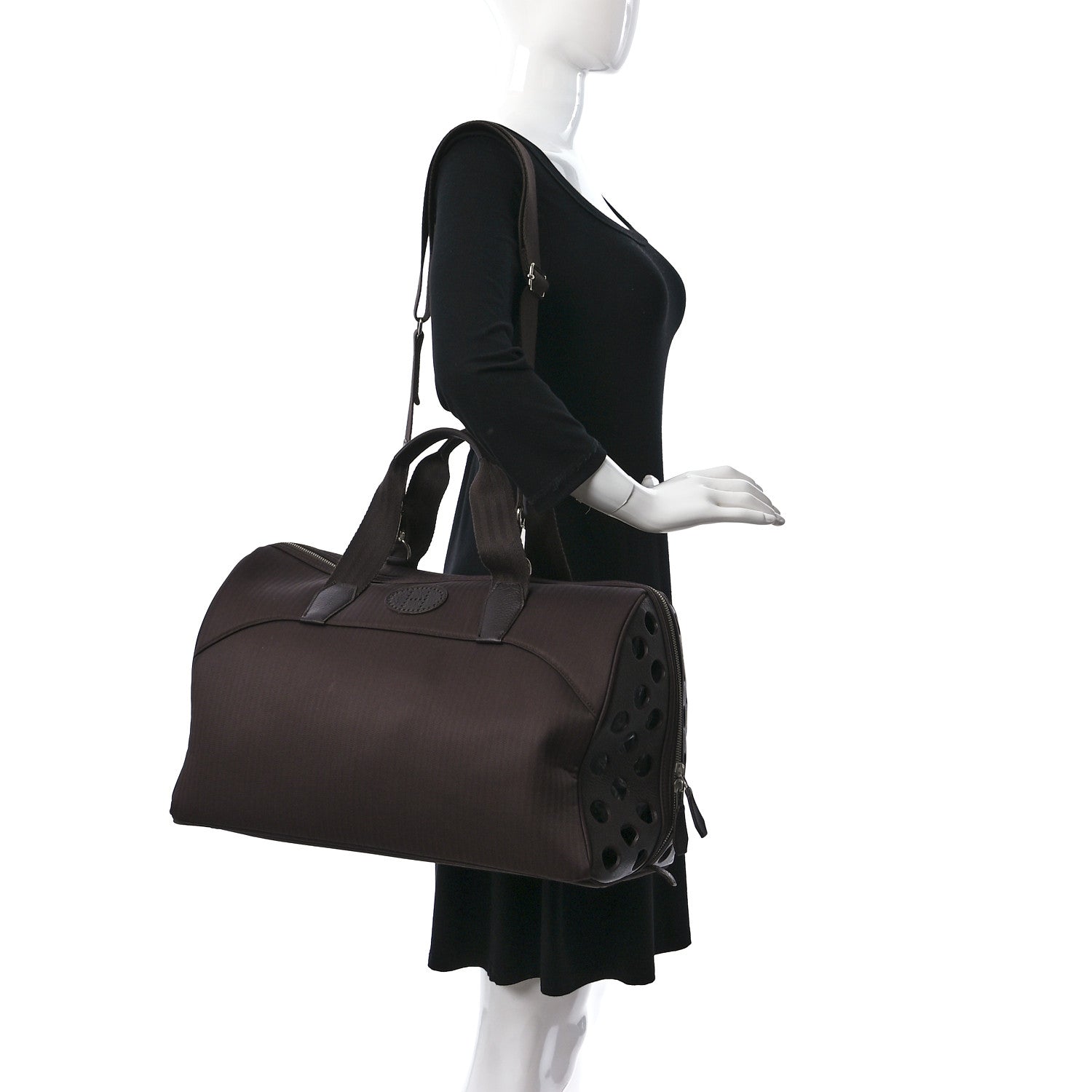 Hermes Toile Buffle Skipper TouTou Pet Carrier Bordeaux 2 of 12