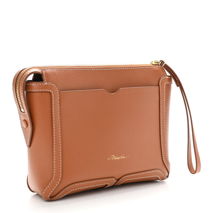 3.1 Phillip Lim Calfskin Pashli Clutch Cognac 4 of 11