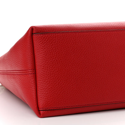 Gucci Cellarius Calfskin Medium Soho Chain Shoulder Bag Vibrant Red 9 of 10