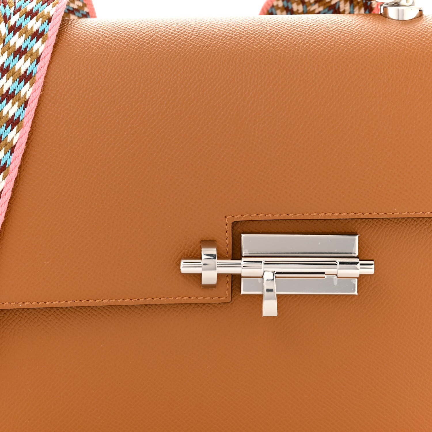 Hermes Epsom Verrou 21 Large Strap Gold 8 of 10