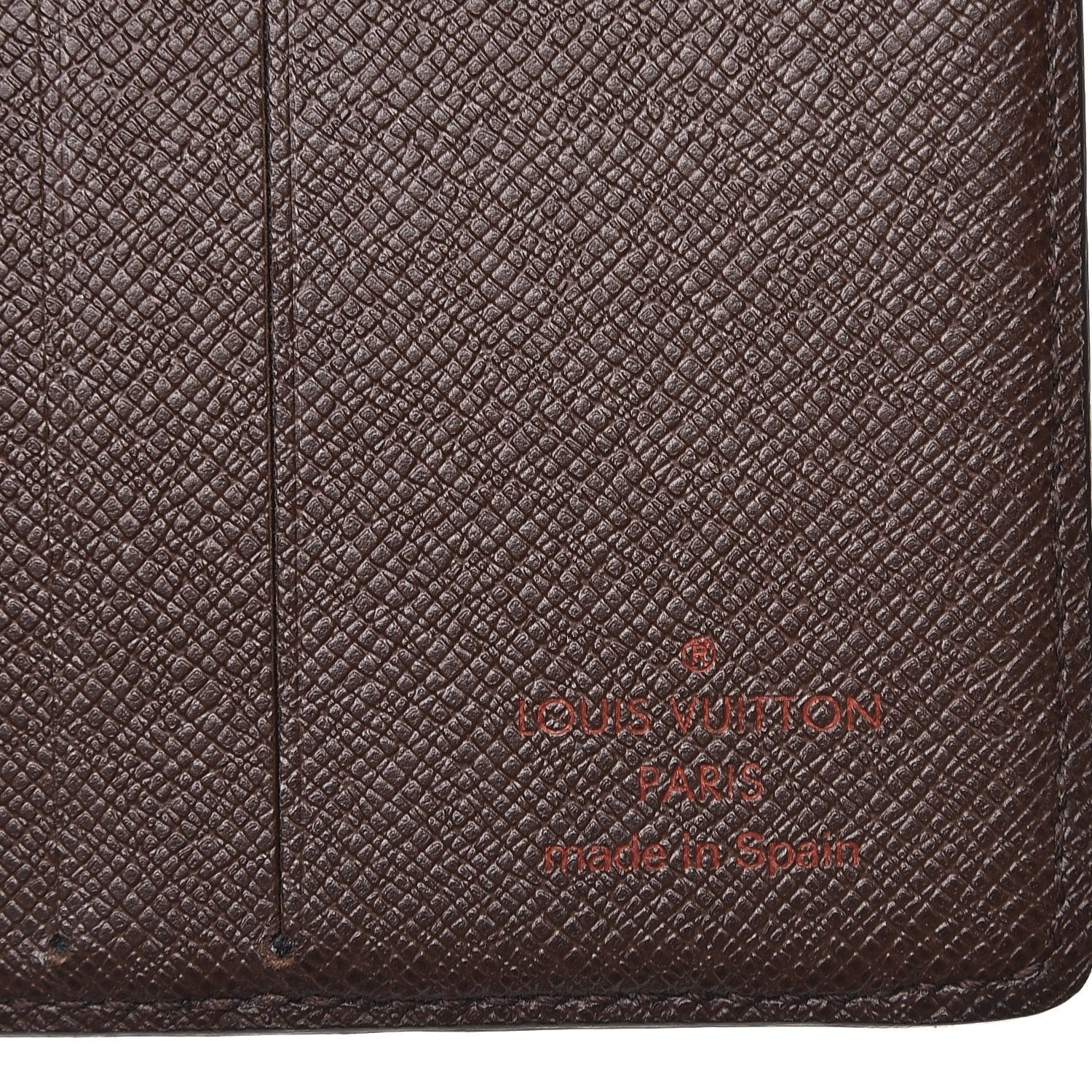 Louis Vuitton Damier Ebene Billfold Wallet 6 Credit Card Slots 6 of 6