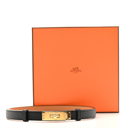 Hermes Epsom Kelly Belt Black 4 of 4