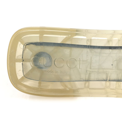 Gucci Rubber Gucci Logo Womens Platform 20/60mm Slide Sandals 35 Transparent 8 of 8