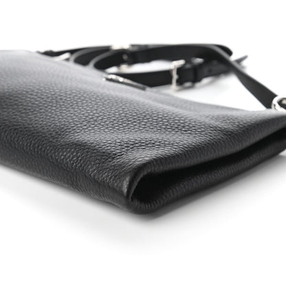 Prada Vitello Daino Crossbody Bag Black 7 of 10