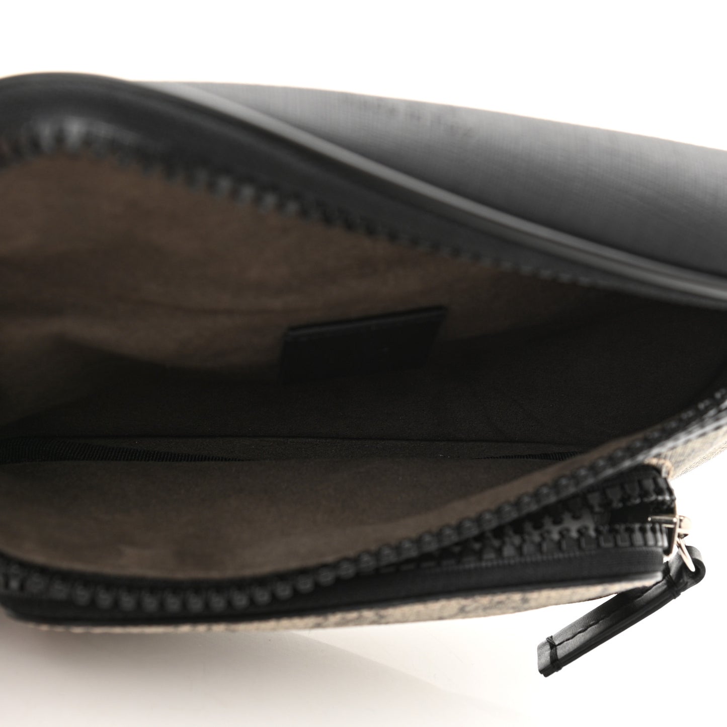 GG Supreme Monogram Belt Bag Black