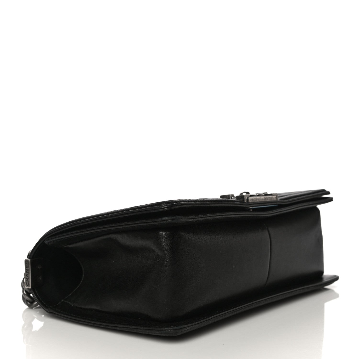 Chanel Lambskin Quilted Medium Boy Flap Black 4 of 15
