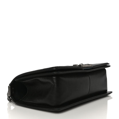 Chanel Lambskin Quilted Medium Boy Flap Black 4 of 15