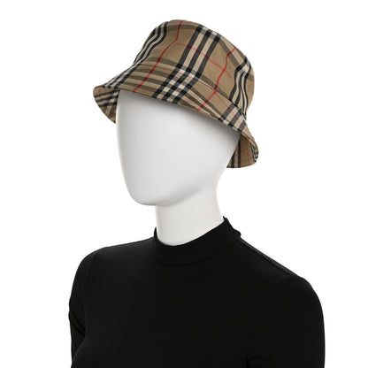 Burberry Technical Cotton Vintage Check Bucket Hat S Archive Beige 2 of 9
