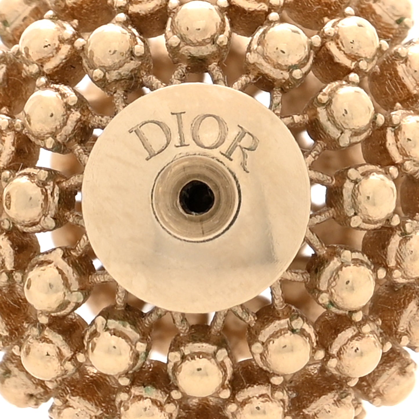 Pearl Mise En Dior Tribales Earrings Gold